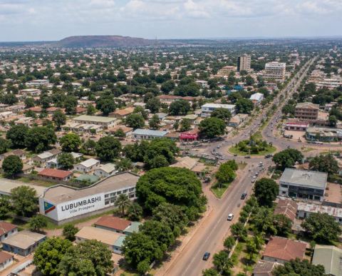 Vue de la ville de Lubumbashi